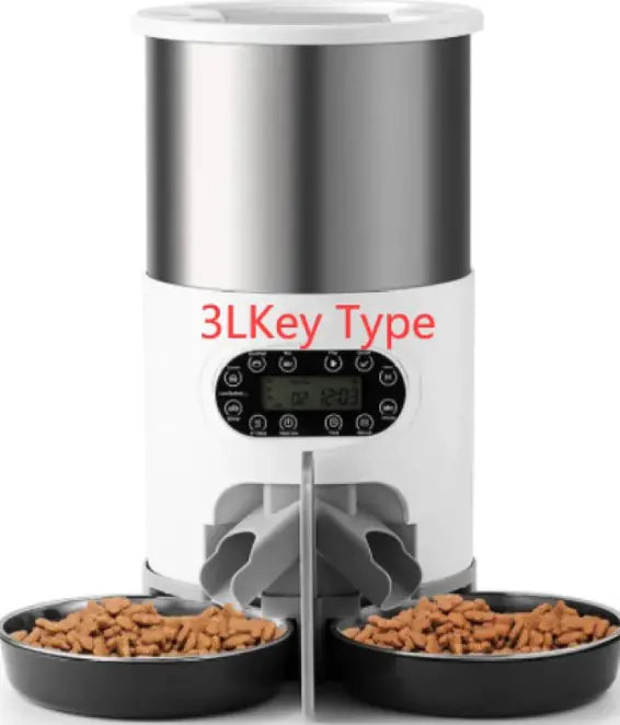 Dispensador Automático de Comida Chique para Mascotas