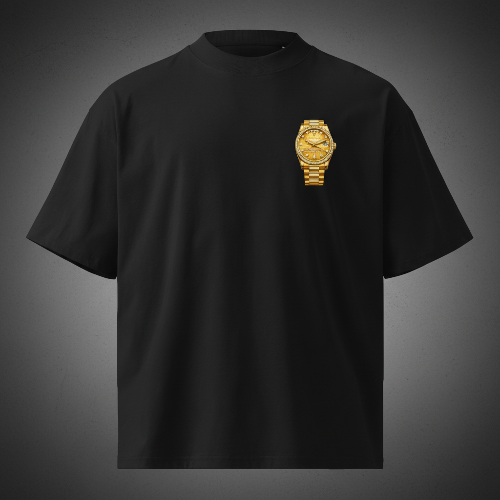 Lux O’Clock Signature Gold Edition – Camiseta Premium   | DE TODO UN POCO PR