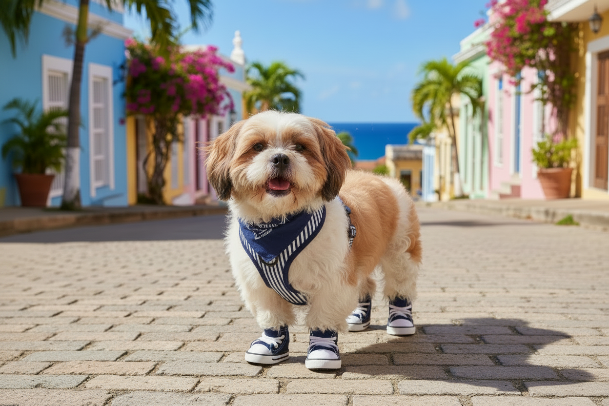 Zapatitos de Lona Denim para Perros – Protección y Estilo para tu Mascota