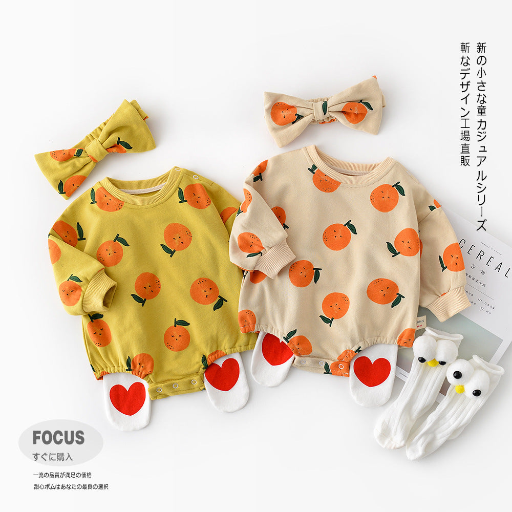 Body de Bebé Estilo Frutal 🍊 | Comodidad & Dulzura Todo el Día
