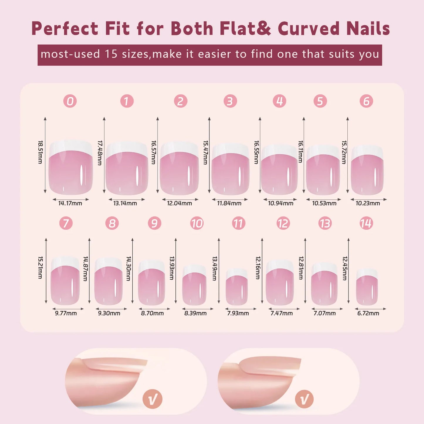 Press On Nails French Style