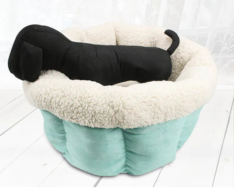 Cama Suave de Lujo para Gatos y Perros para Todas las Estaciones
