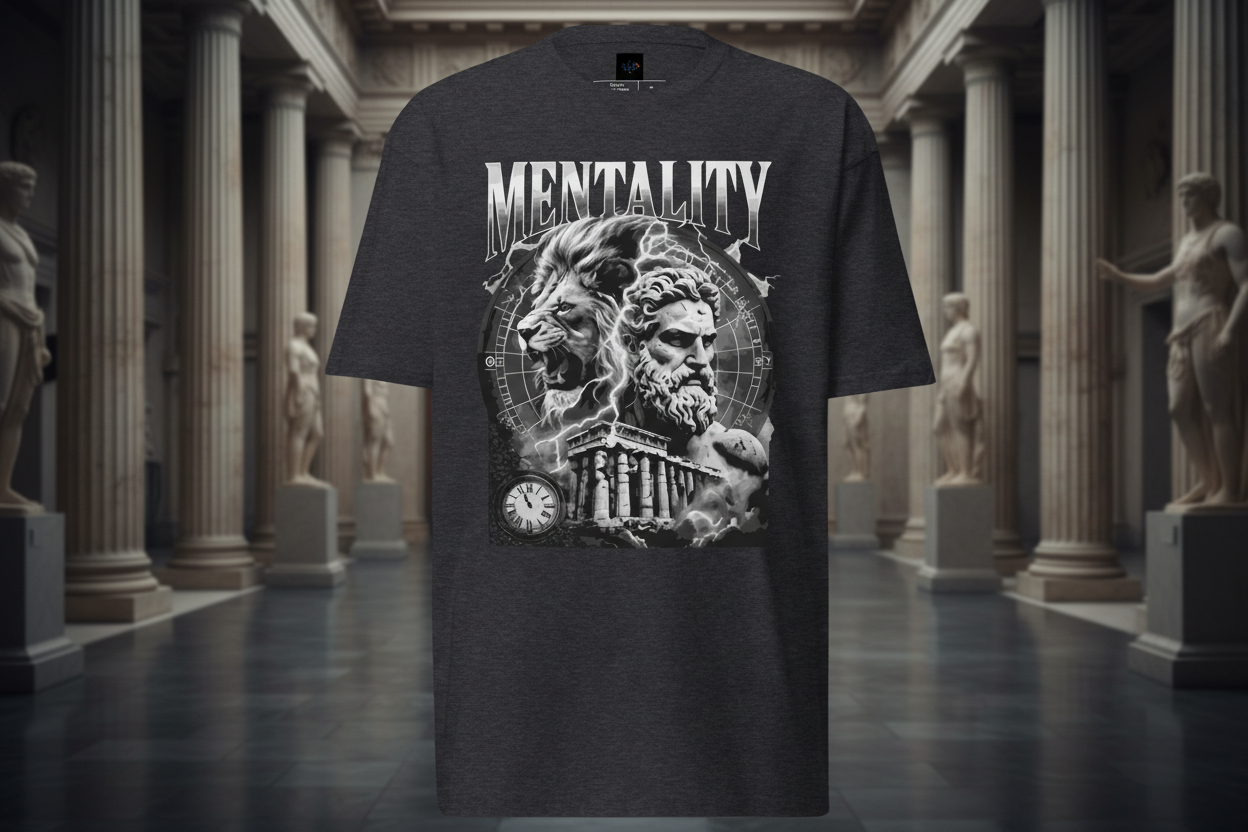 Camiseta Pesada  Diseño de Mentality Premium | DTUPPR