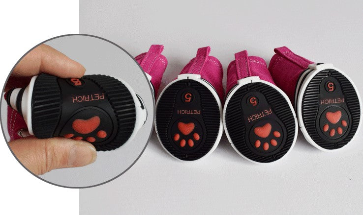 Zapatitos de Lona Denim para Perros – Protección y Estilo para tu Mascota
