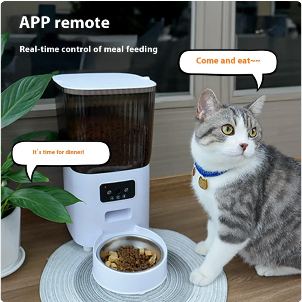 Alimentador Automático Inteligente 5L para Mascotas | Smart Pet Feeder Pro (WiFi Disponible)