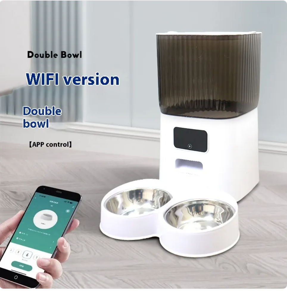 Alimentador Automático Inteligente 5L para Mascotas | Smart Pet Feeder Pro (WiFi Disponible)