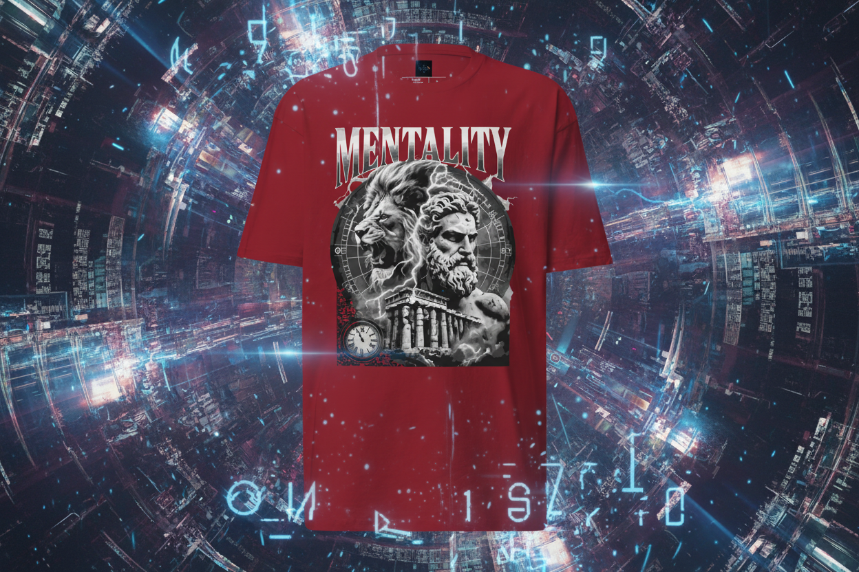Camiseta Pesada  Diseño de Mentality Premium | DTUPPR