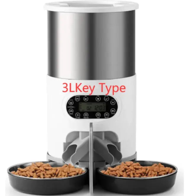 Dispensador Automático de Comida Chique para Mascotas