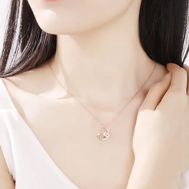 Collar Clavicular de Plata Chomel Singapur para Mujeres