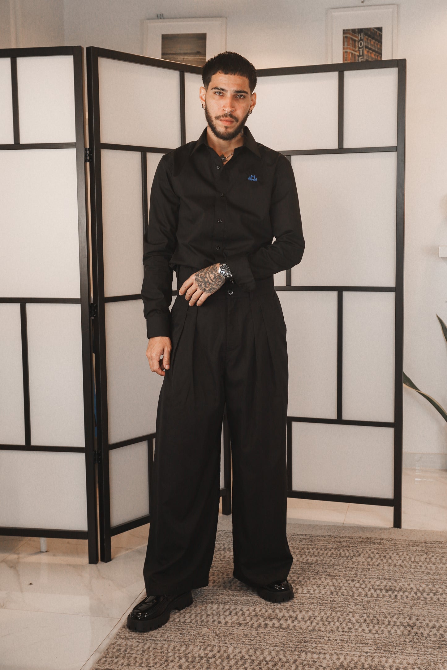 D’BORIKÍ™ | Camisa de Vestir Slim Fit Premium