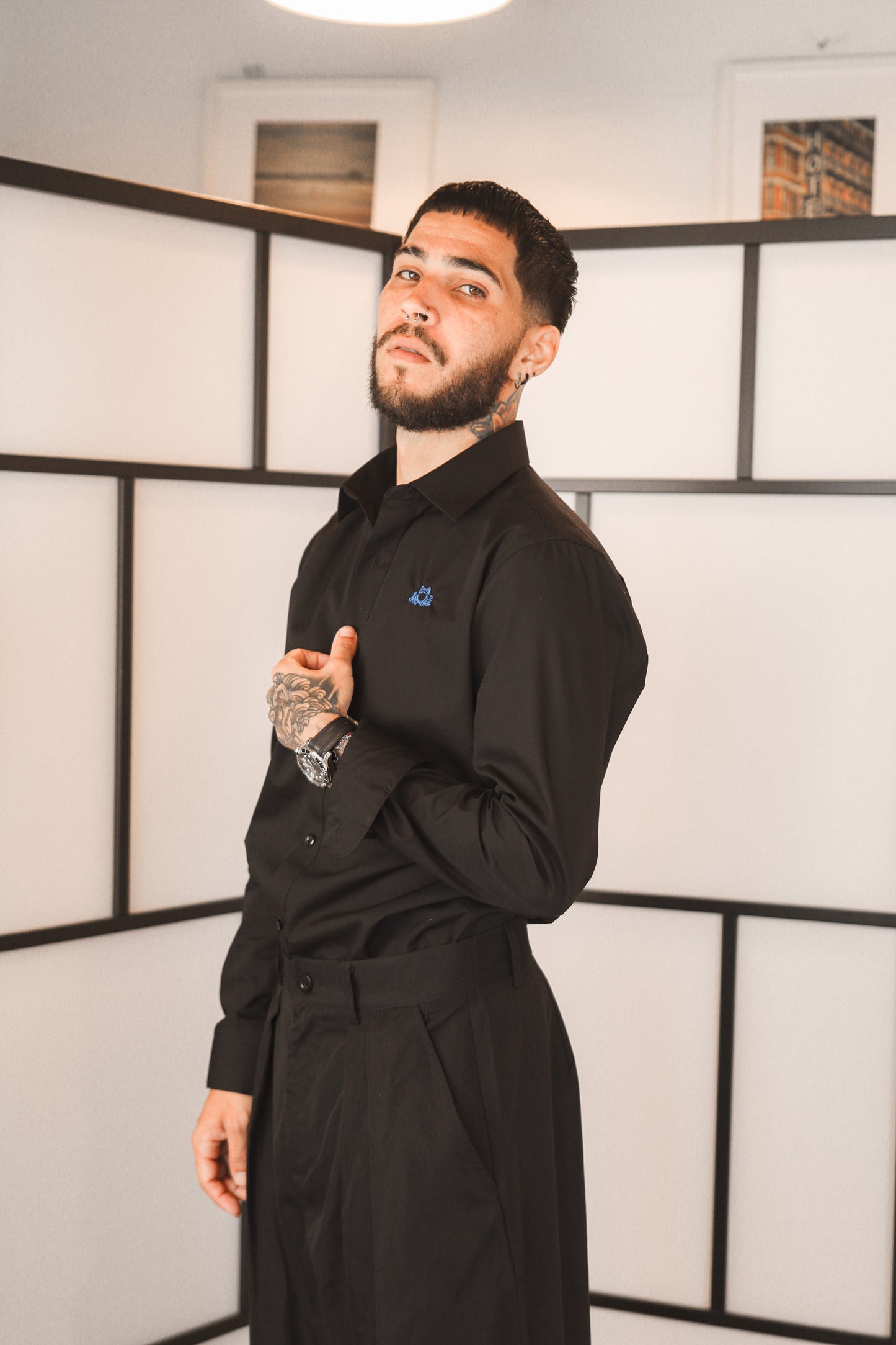 D’BORIKÍ™ | Camisa de Vestir Slim Fit Premium