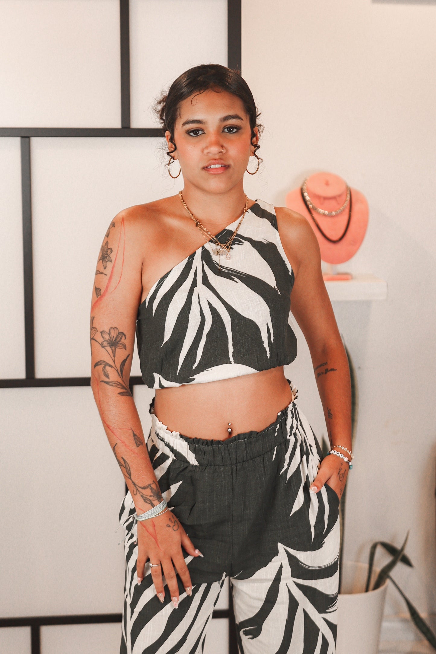 Palm Noir Set | Aleja Boutique × DTUPPR Collection