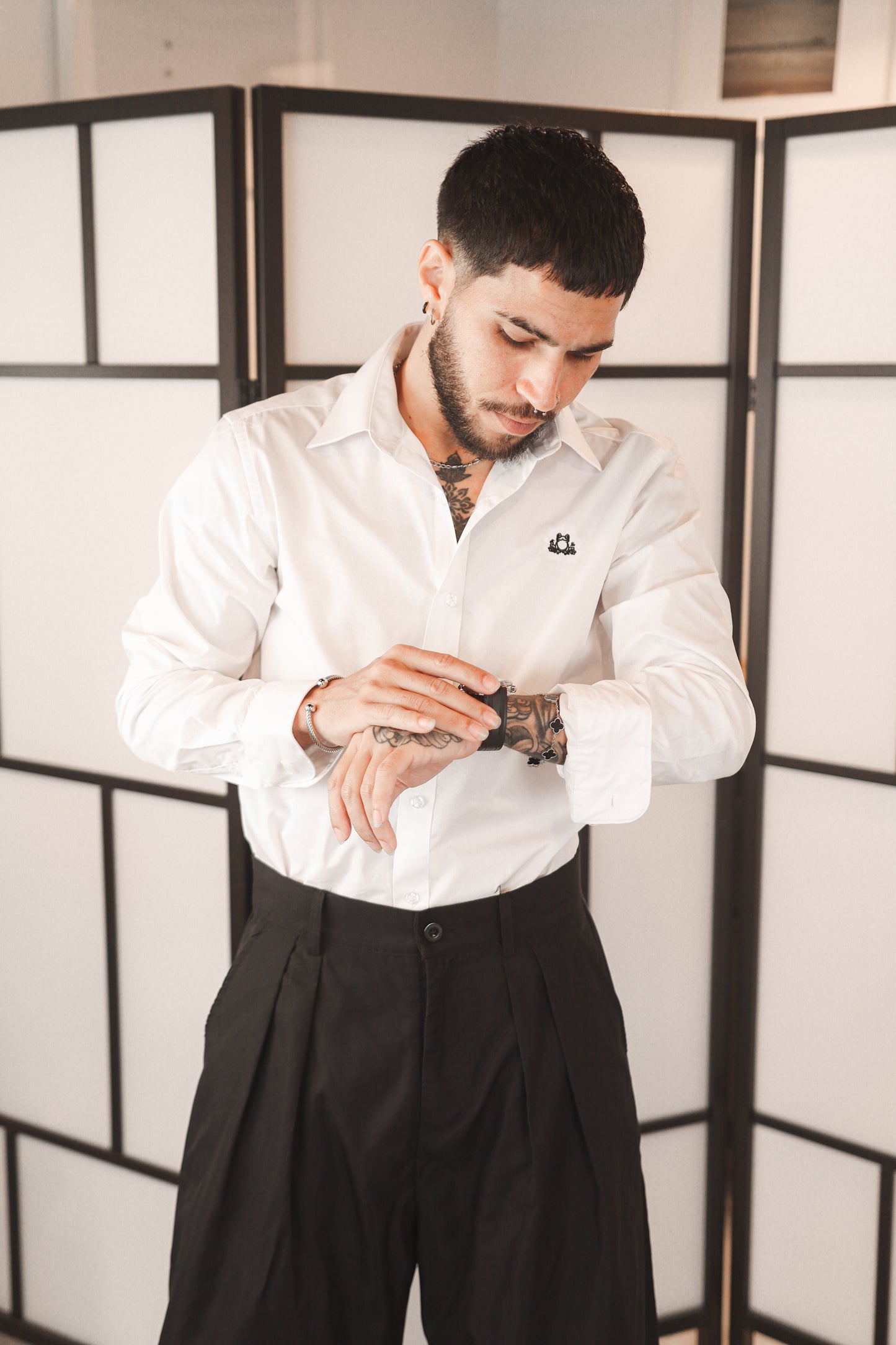 D’BORIKÍ™ | Camisa de Vestir Slim Fit Premium