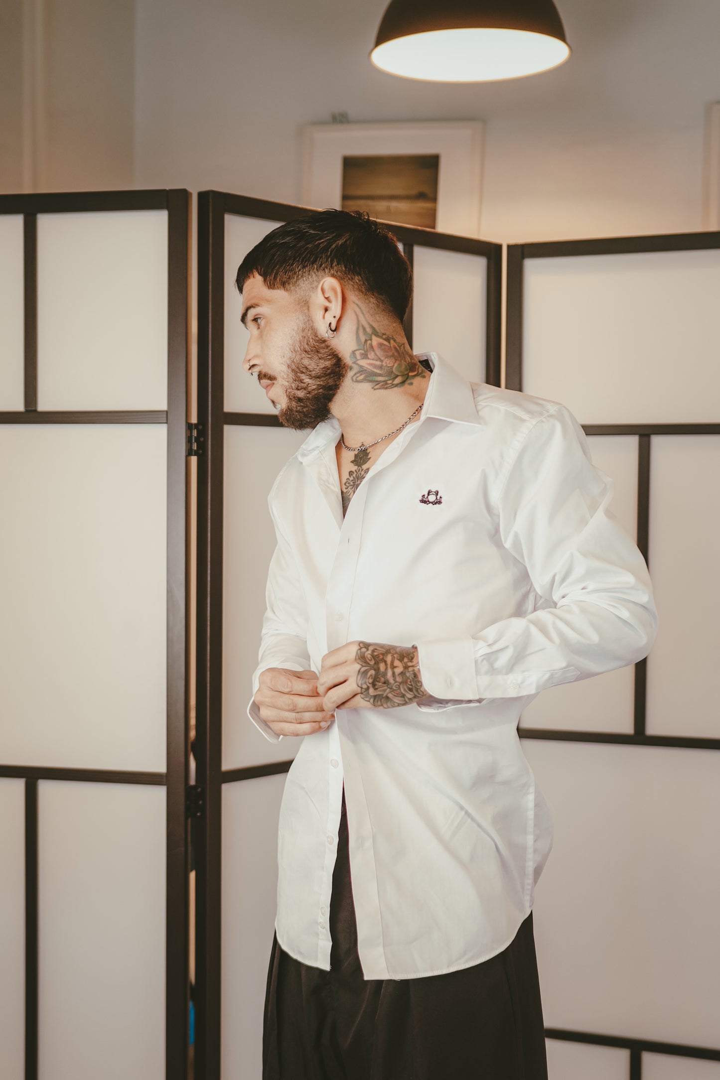 D’BORIKÍ™ | Camisa de Vestir Slim Fit Premium