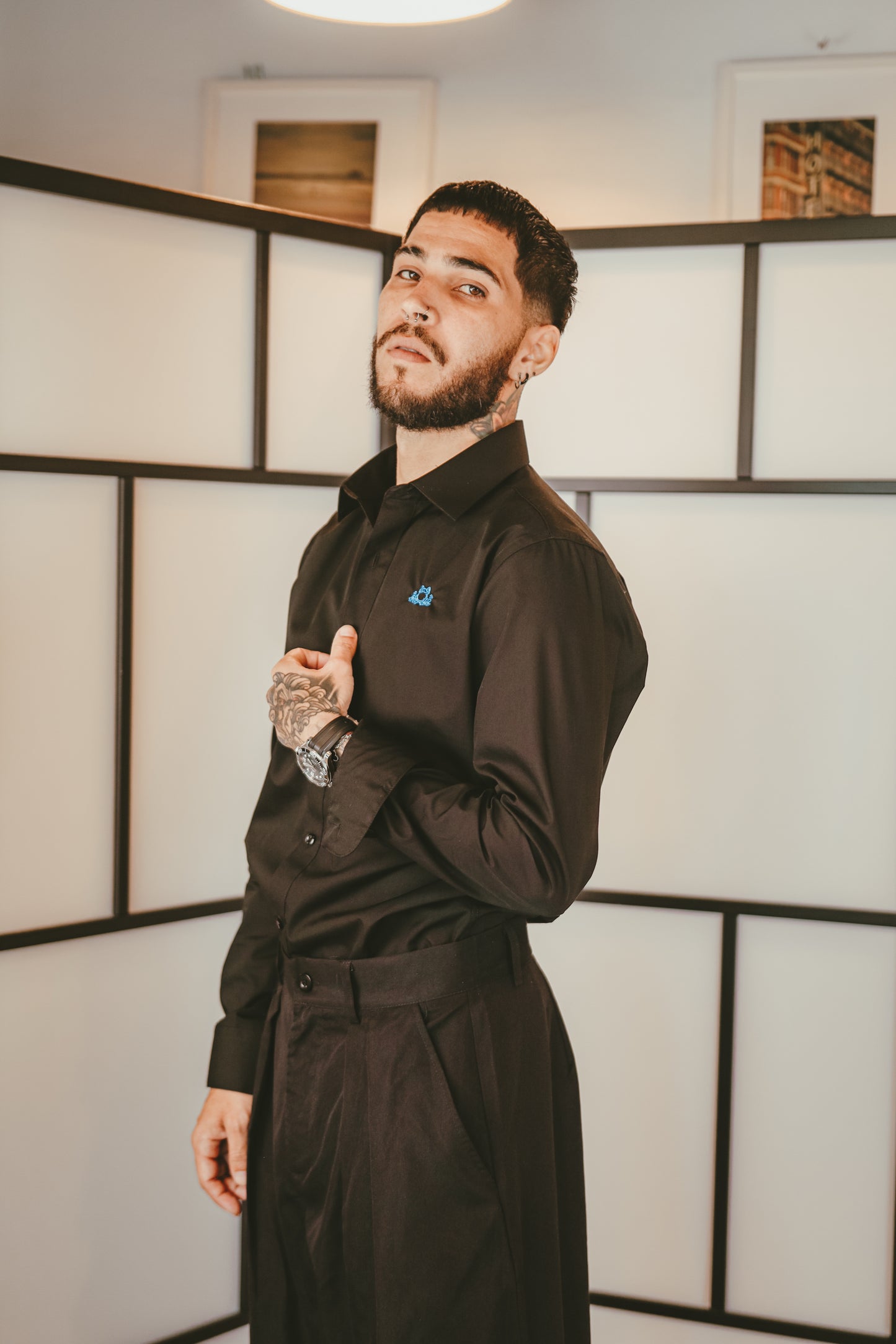 D’BORIKÍ™ | Camisa de Vestir Slim Fit Premium