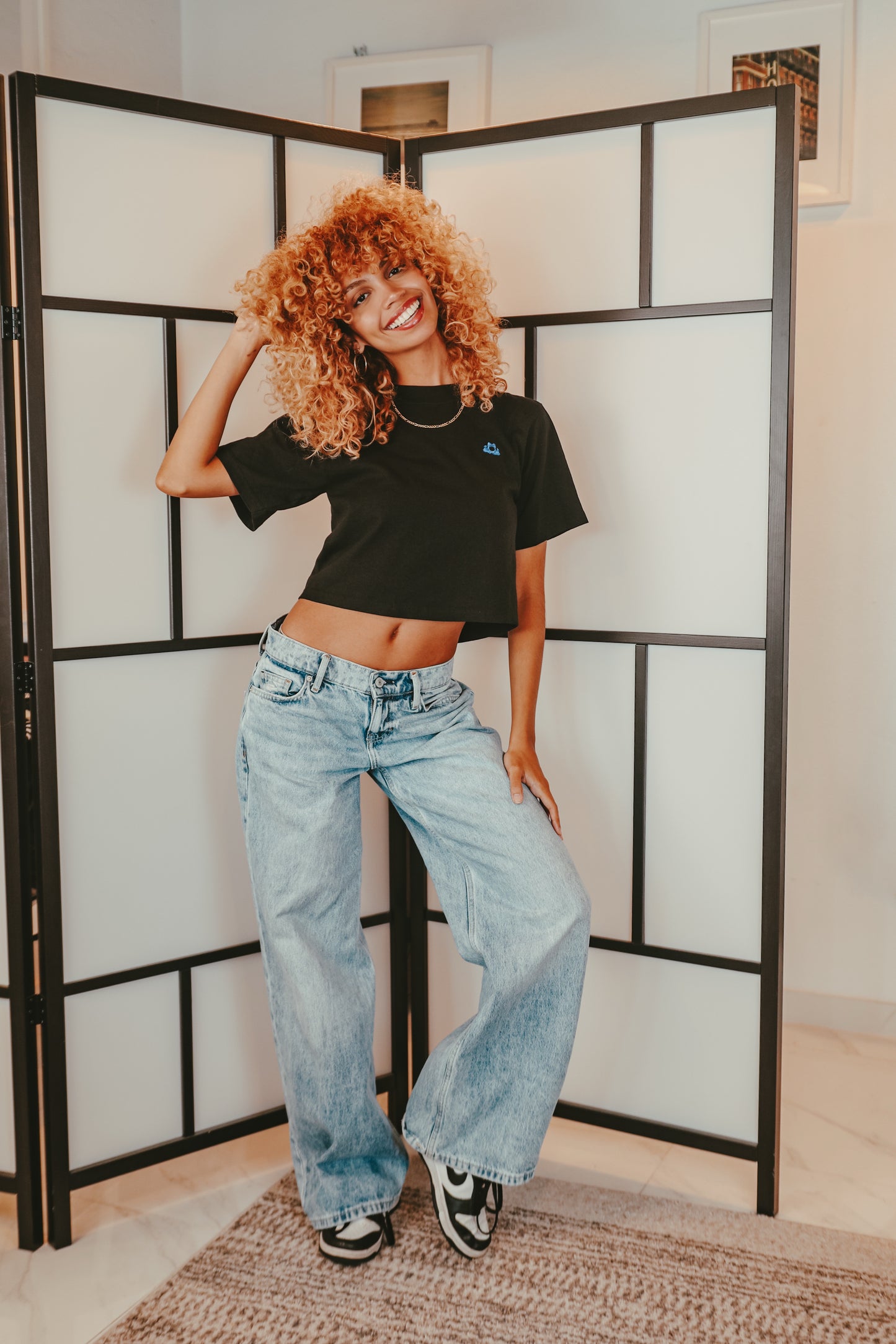 D’BORIKÍ Bordado Crop Top Premium
