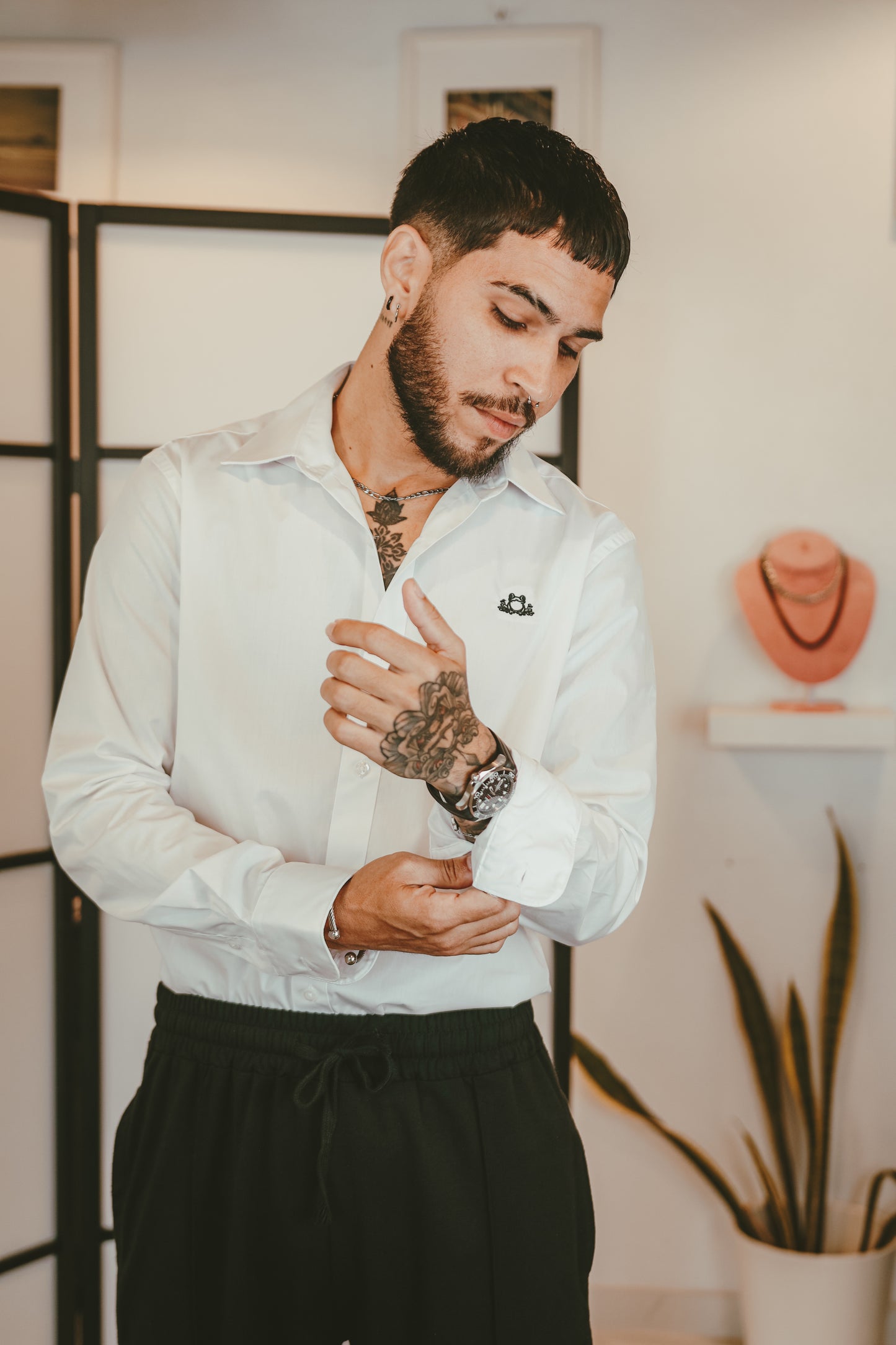 D’BORIKÍ™ | Camisa de Vestir Slim Fit Premium