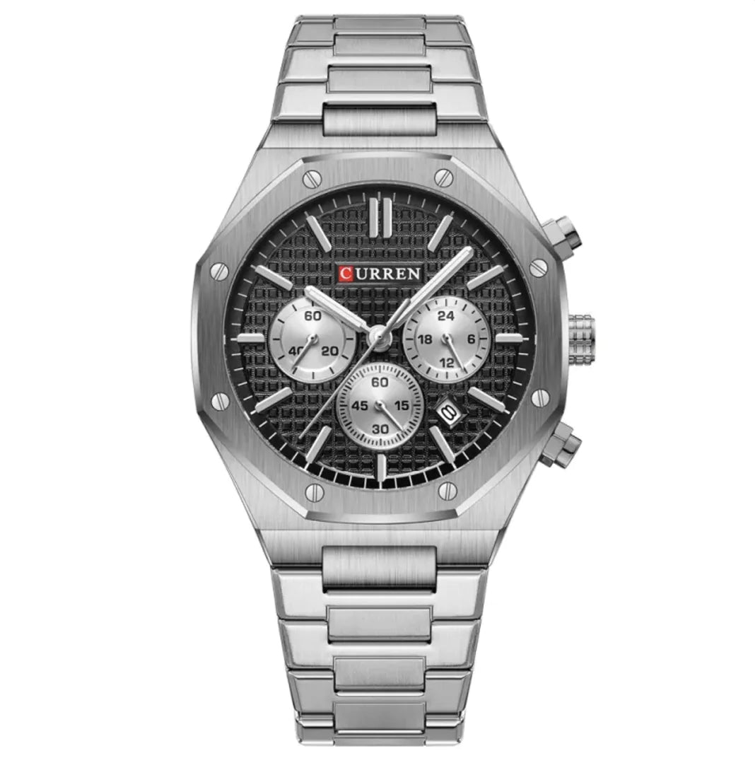 Reloj de Cuarzo Octagonal para Hombre