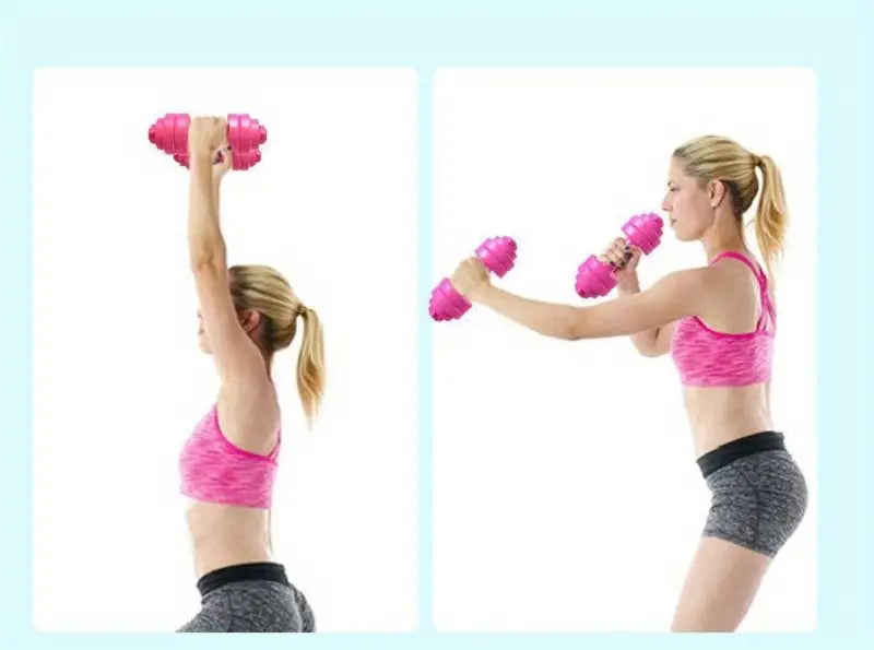 Halteres Ajustables con Relleno de Agua para Entrenamiento en Casa (1 pieza)