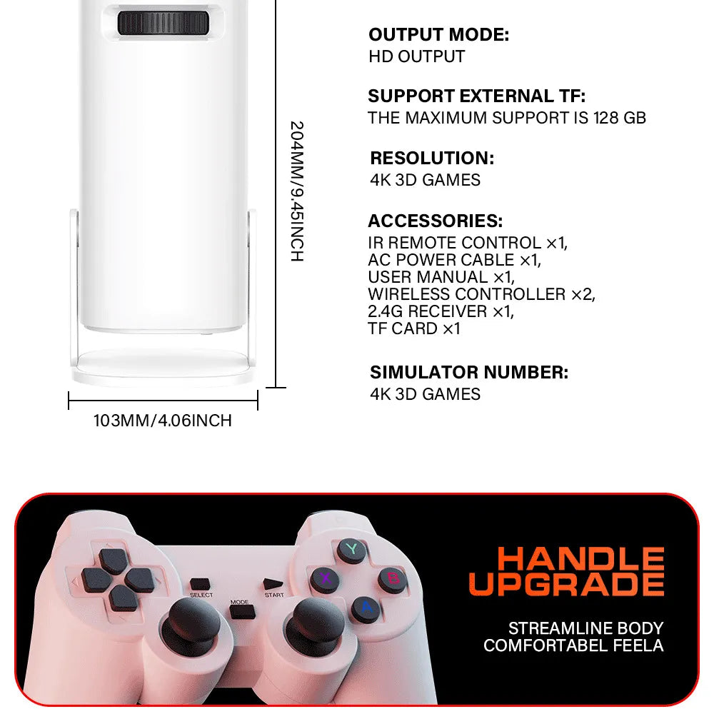 Proyector de Juegos HD 4K Claro y Suave