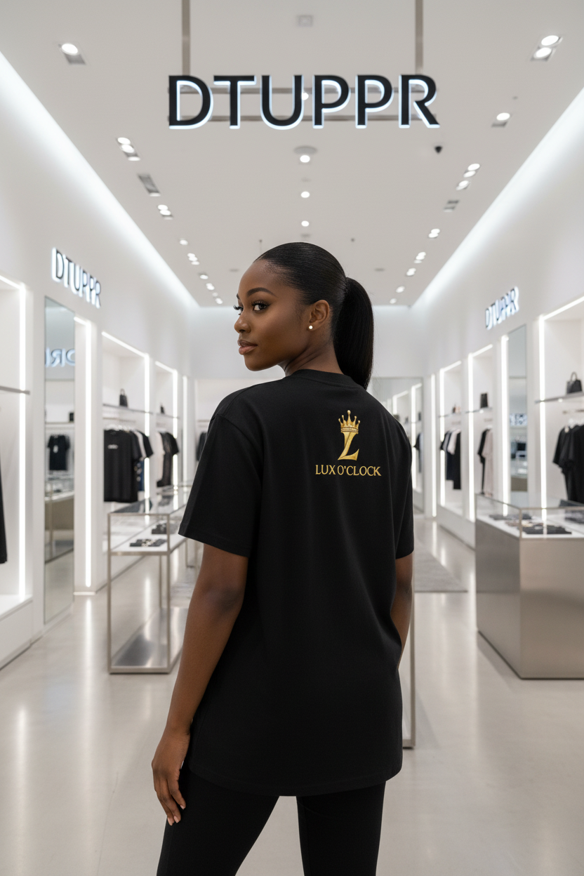 Lux O’Clock Signature Gold Edition – Camiseta Premium   | DE TODO UN POCO PR