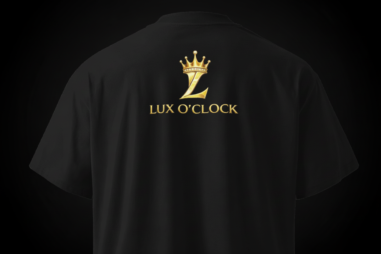 Lux O’Clock Signature Gold Edition – Camiseta Premium   | DE TODO UN POCO PR