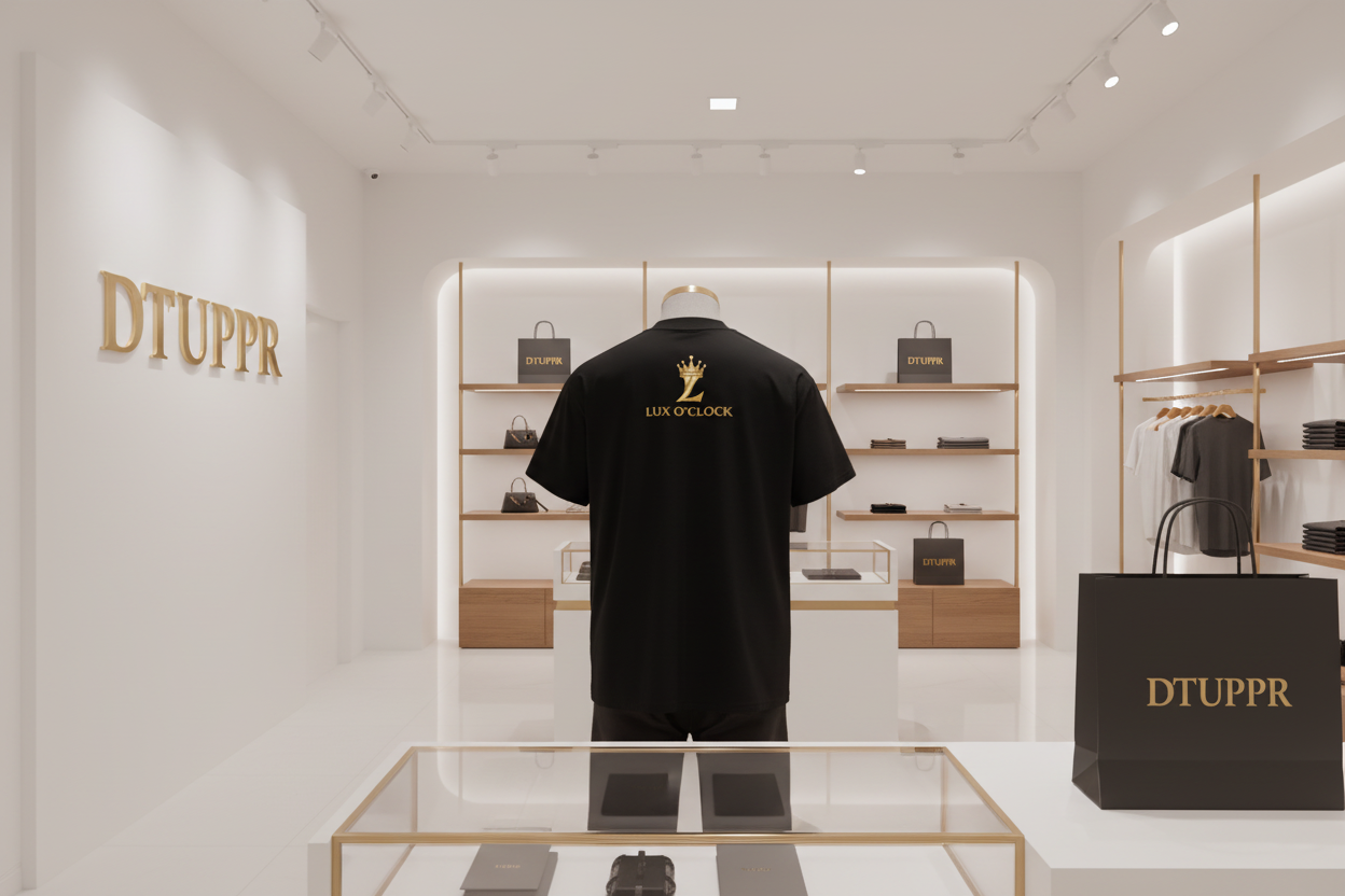 Lux O’Clock Signature Gold Edition – Camiseta Premium   | DE TODO UN POCO PR