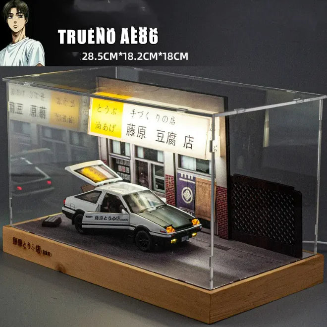 Modelo 86 Drift Clásico 1:32 Edición Retro JDM – Auto Deportivo Coleccionable con Base de Exhibición