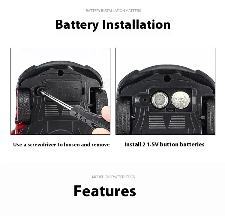 Supercar Miniatura Interactivo – Luces & Sonido Realista