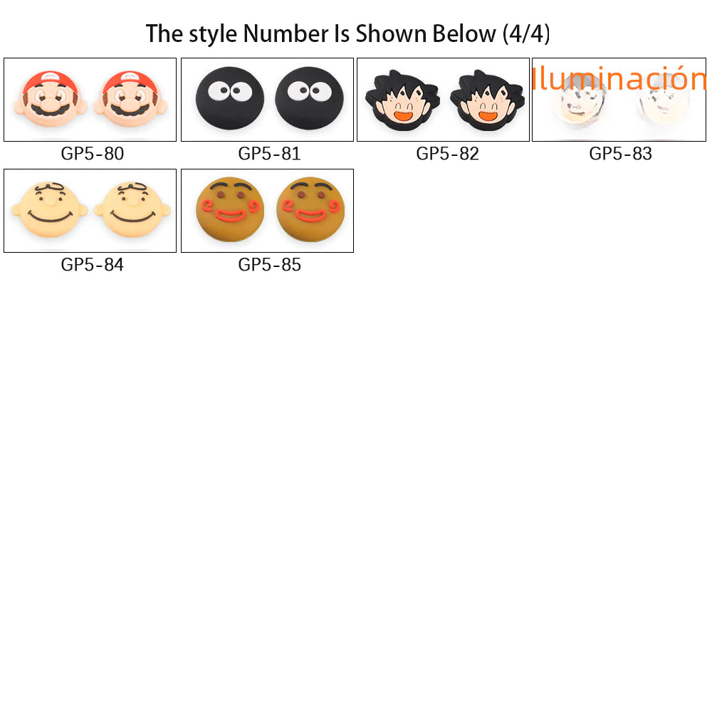 Tapas de Silicona para Joysticks de PS4, PS5 y Controles de Xbox
