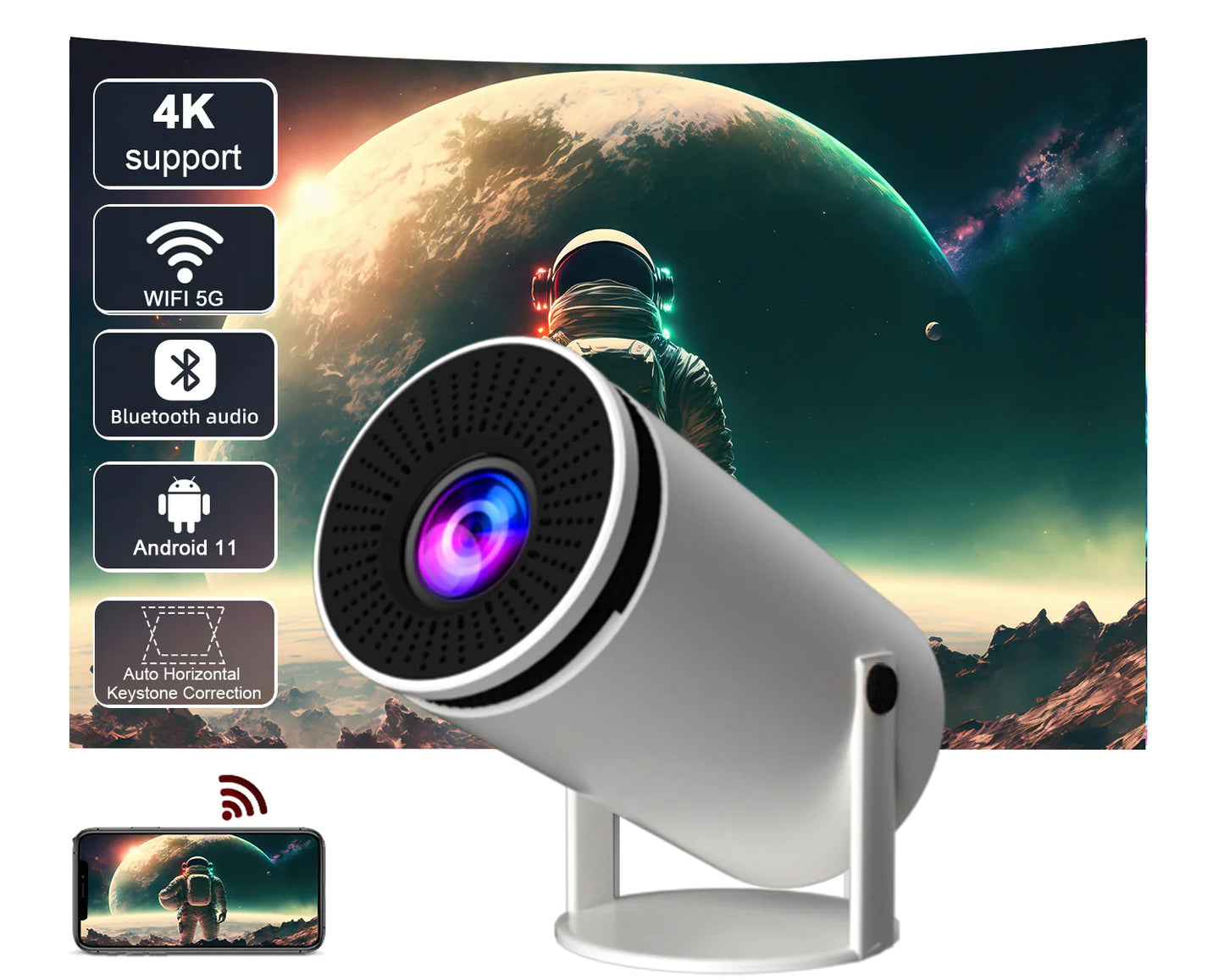 Proyector Doméstico BarrelSmart HD