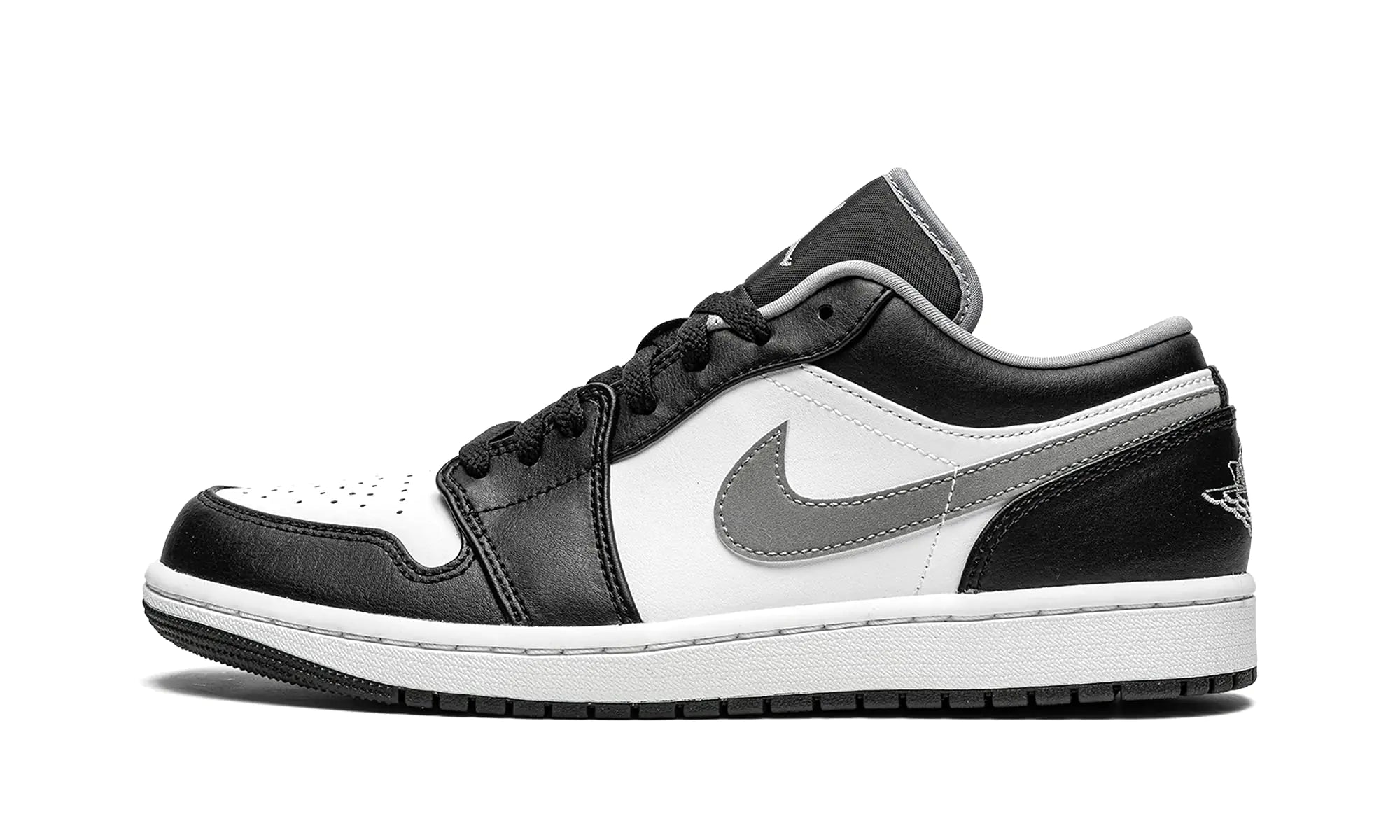 Nike Air Jordan 1 Low para Hombre en Negro/Gris Partícula Negro/Gris Partícula/Blanco Talla 12