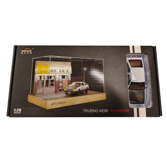 Modelo 86 Drift Clásico 1:32 Edición Retro JDM – Auto Deportivo Coleccionable con Base de Exhibición