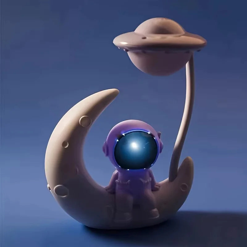Lámpara Nocturna LED de Astronauta Lunar