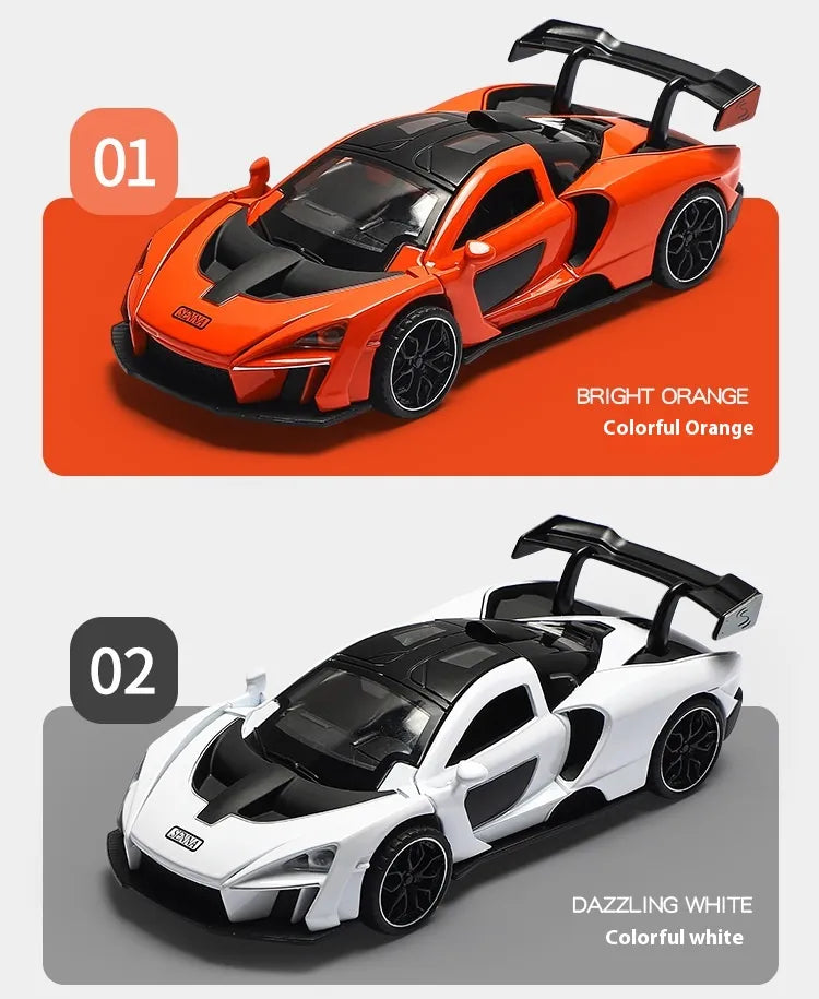 Supercar Miniatura Interactivo – Luces & Sonido Realista