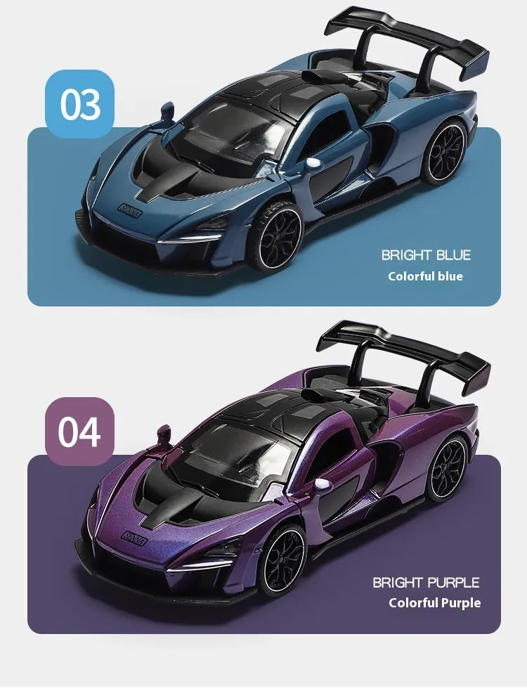 Supercar Miniatura Interactivo – Luces & Sonido Realista
