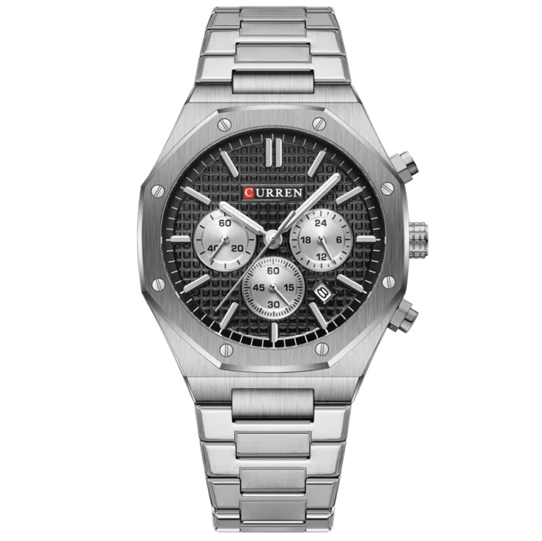 Reloj de Cuarzo Octagonal para Hombre