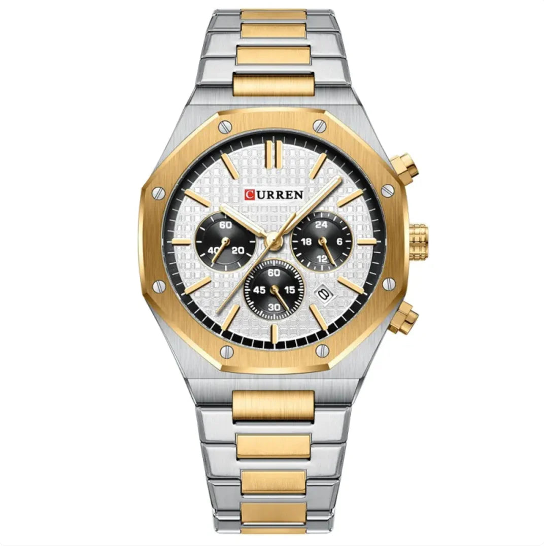 Reloj de Cuarzo Octagonal para Hombre