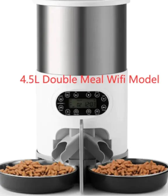 Dispensador Automático de Comida Chique para Mascotas