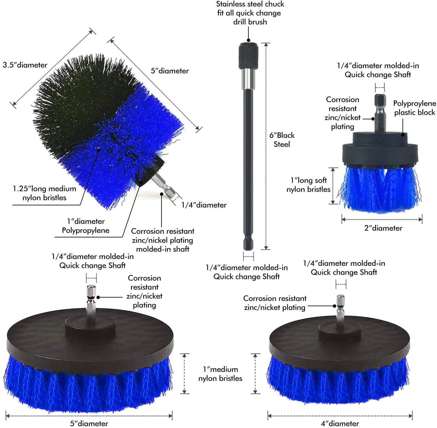 Cepillo Eléctrico para Taladro