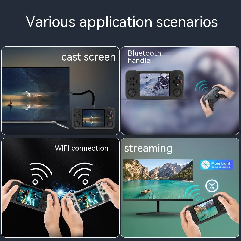 Máquina de Juegos Portátil Retro Nostálgica de Mano