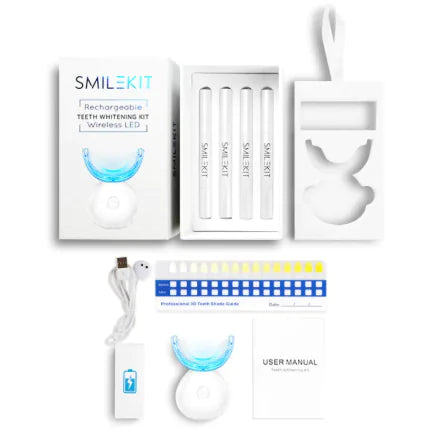 Kit de Blanqueamiento Dental Inalámbrico – Conjunto LED y de Carga