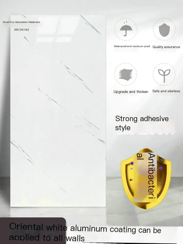 PVC Imitation Marble Floor Stickers for Home Decor (1pc)