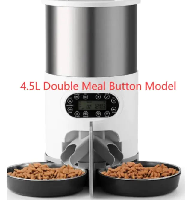 Dispensador Automático de Comida Chique para Mascotas
