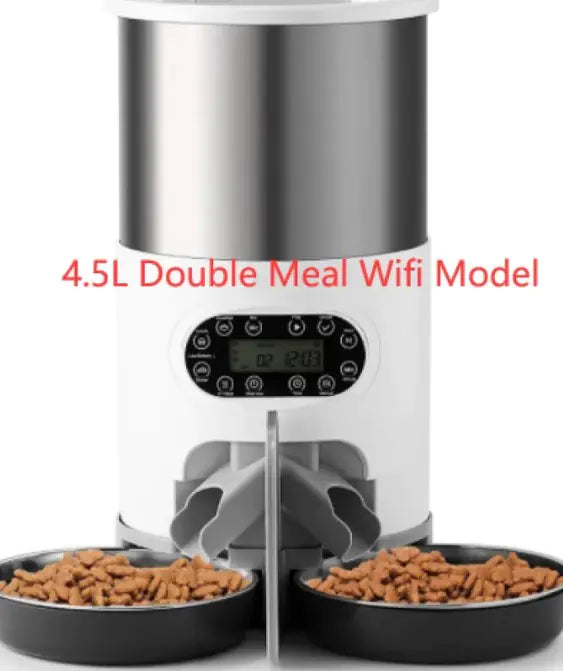 Dispensador Automático de Comida Chique para Mascotas