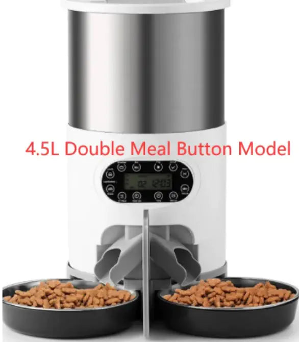Dispensador Automático de Comida Chique para Mascotas